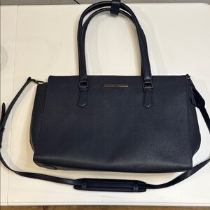 Tumi Black Shoulder Laptop Bag with Adjustable Strap